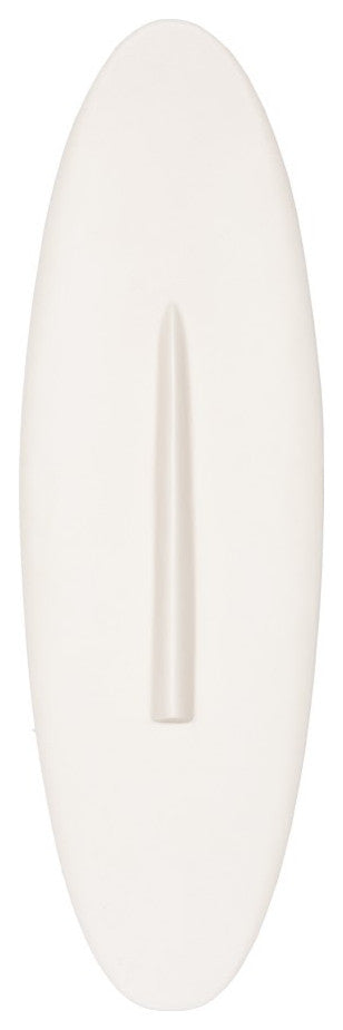 Cycladic Oval Wall Decor, Resin, Off White