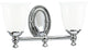 Progress Lighting 2-100W Medium Bath Bracket, Polished Chrome