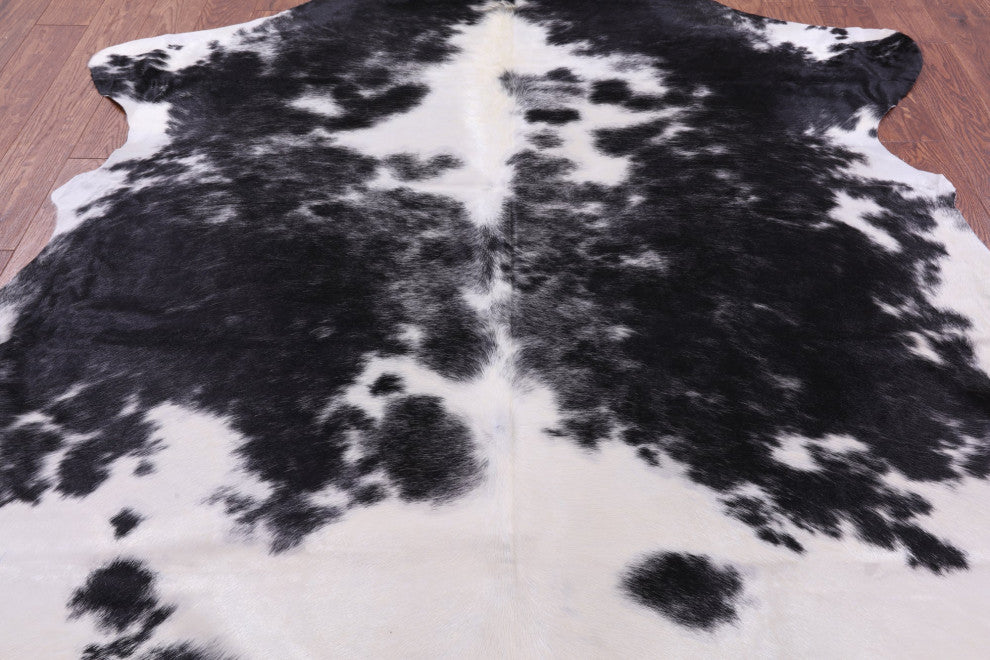 Organic Natural Hair-On Cowhide Area Rug 7' 7" X 6' 0" C1686