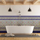 Sevillano Cigarro Cana Azul Cobalto Ceramic Wall Trim