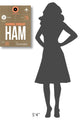 "HAM Hamburg Luggage Tag 2" Fine Art Print