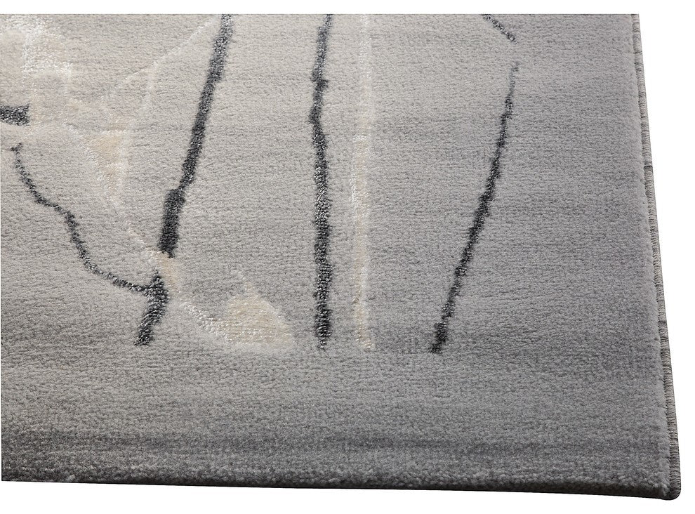 Grey New Zealand Wool Area Rug
