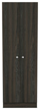 DEPOT E-SHOP Dakari-Storage Single-Door Pantry Cabinet, Carbon Espresso