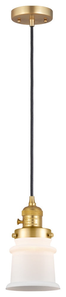 INNOVATIONS 201CSW-SG-G181S 1-Light Mini Pendant Satin Gold