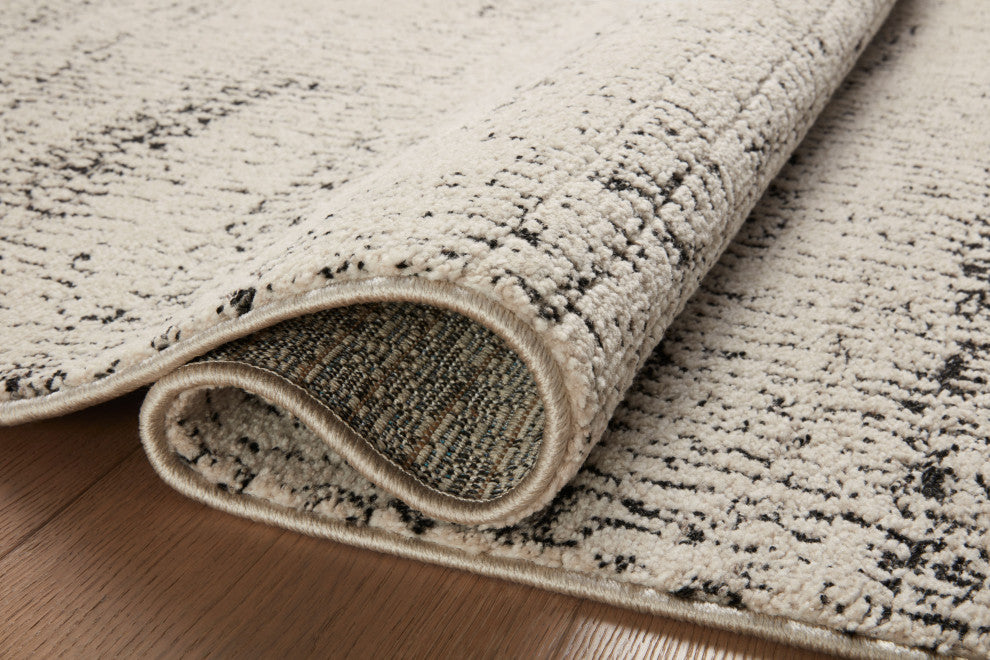 Loloi II Darby Oatmeal / Charcoal 2'-7" x 12'-0" Runner Rug