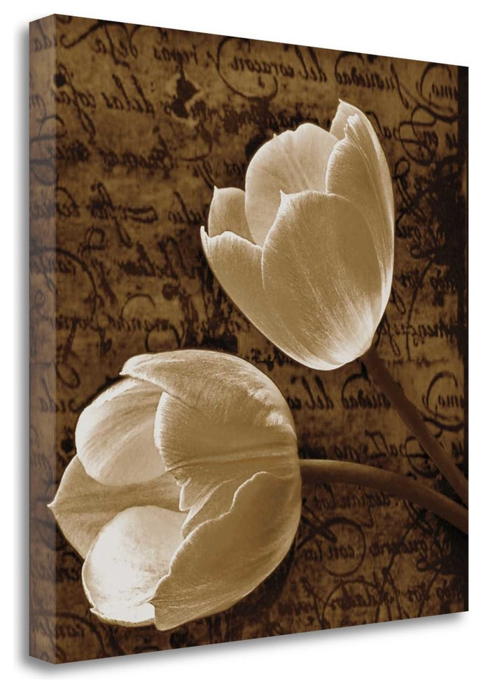 "With Love I" By Ily Szilagyi,Ready to Hang Giclee Print on Gallery Wrap Canvas