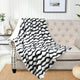 Elite Faux Fur Throw Blanket With Sherpa Backing, Irene, 50" X 60"