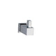 Dawn Square Series Single Robe Hook Satin Nickel Finish