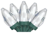 Set of 25 Pure White LED C7 Christmas Lights