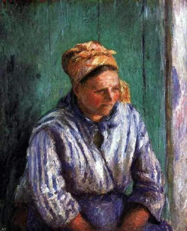 Camille Pissarro Washerwoman Study Wall Decal