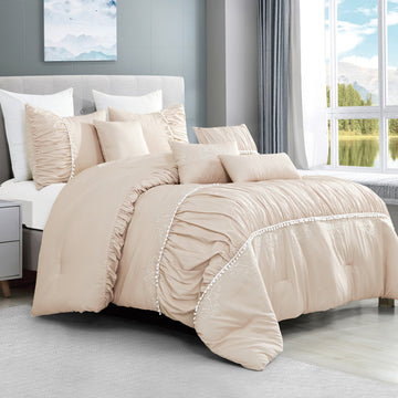 Hypatia 7-Piece Comforter Set, King