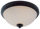 Chelsey 3 Light Flush Mount, Bronze