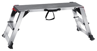 VEVOR Aluminum Folding Work Platform Drywall Ladder 660lbs Non-slip Bench