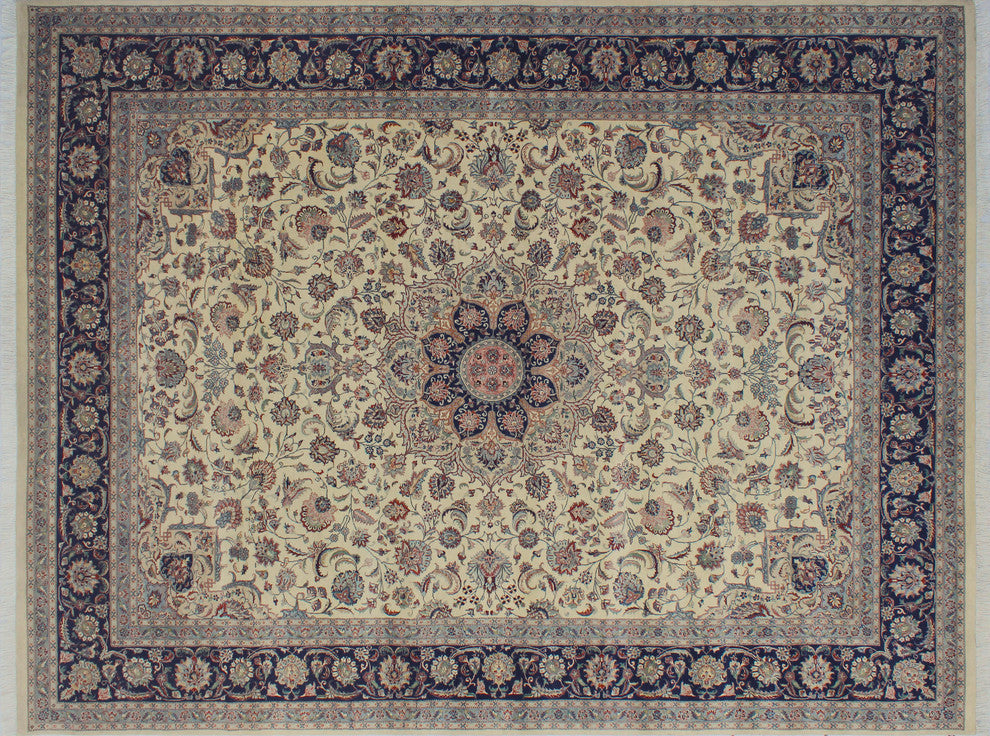 Pak-Persian Naeem Ivory Rug, 9'0x12'2