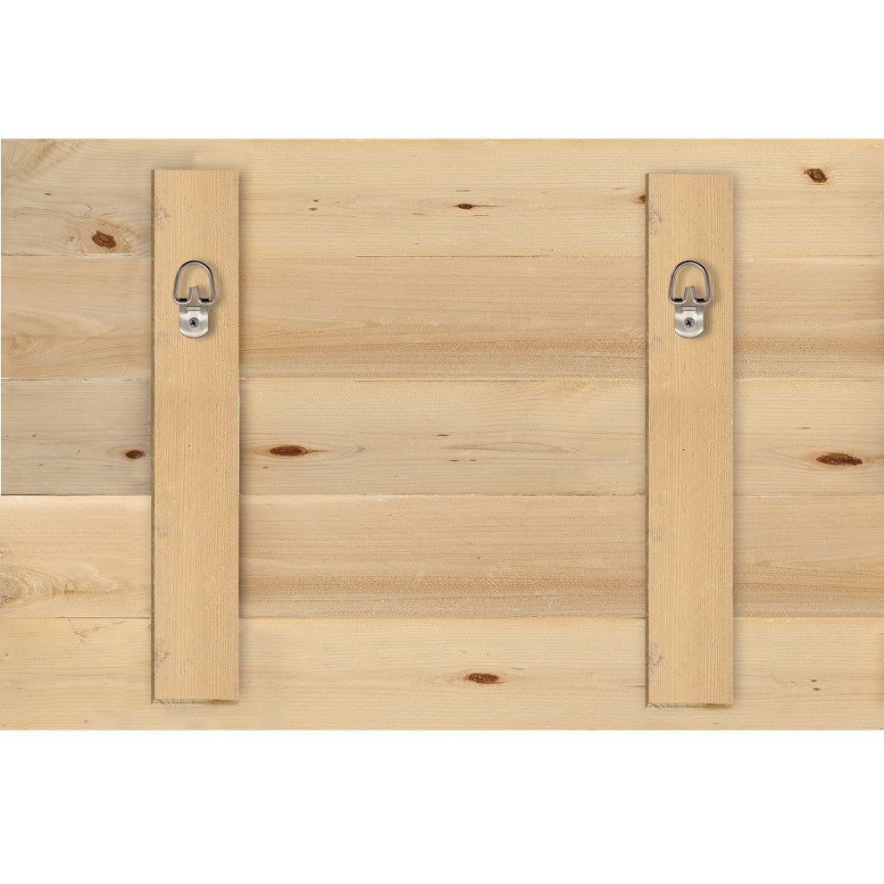 Sailboat on The Rocky Shore Wooden Block, 48 X 36