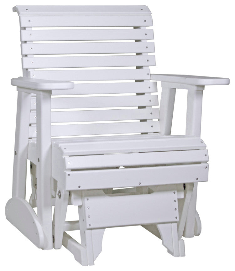 Poly Plain Glider, White, 2 Foot, Standard