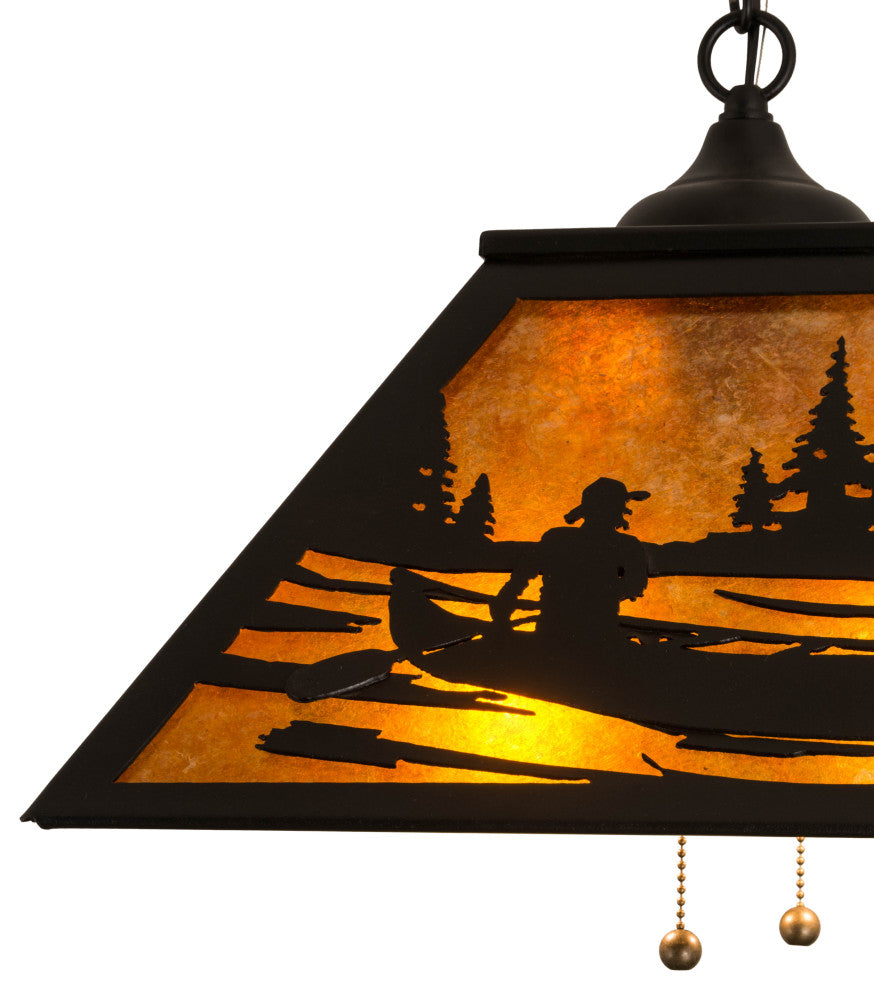 16Sq Canoe Tall Pines Pendant