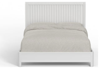 Stapleton Full Panel Bed, White