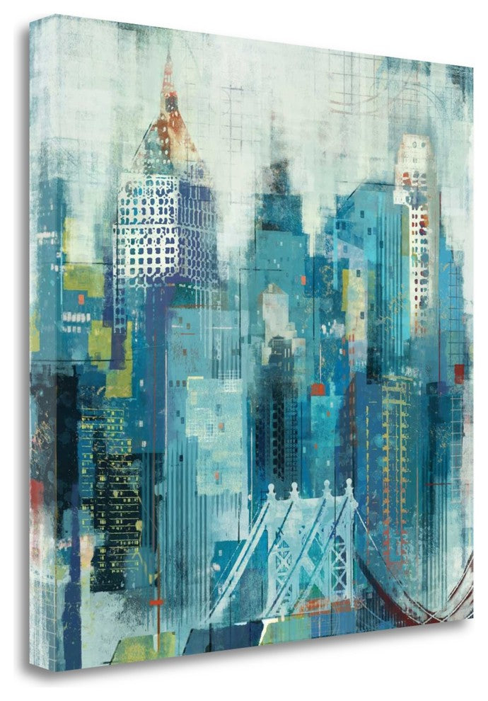 "New York City" By Eric Yang, Giclee Print on Gallery Wrap Canvas, Ready to Hang