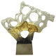 Discontinued Molten Champage Statue - Silver