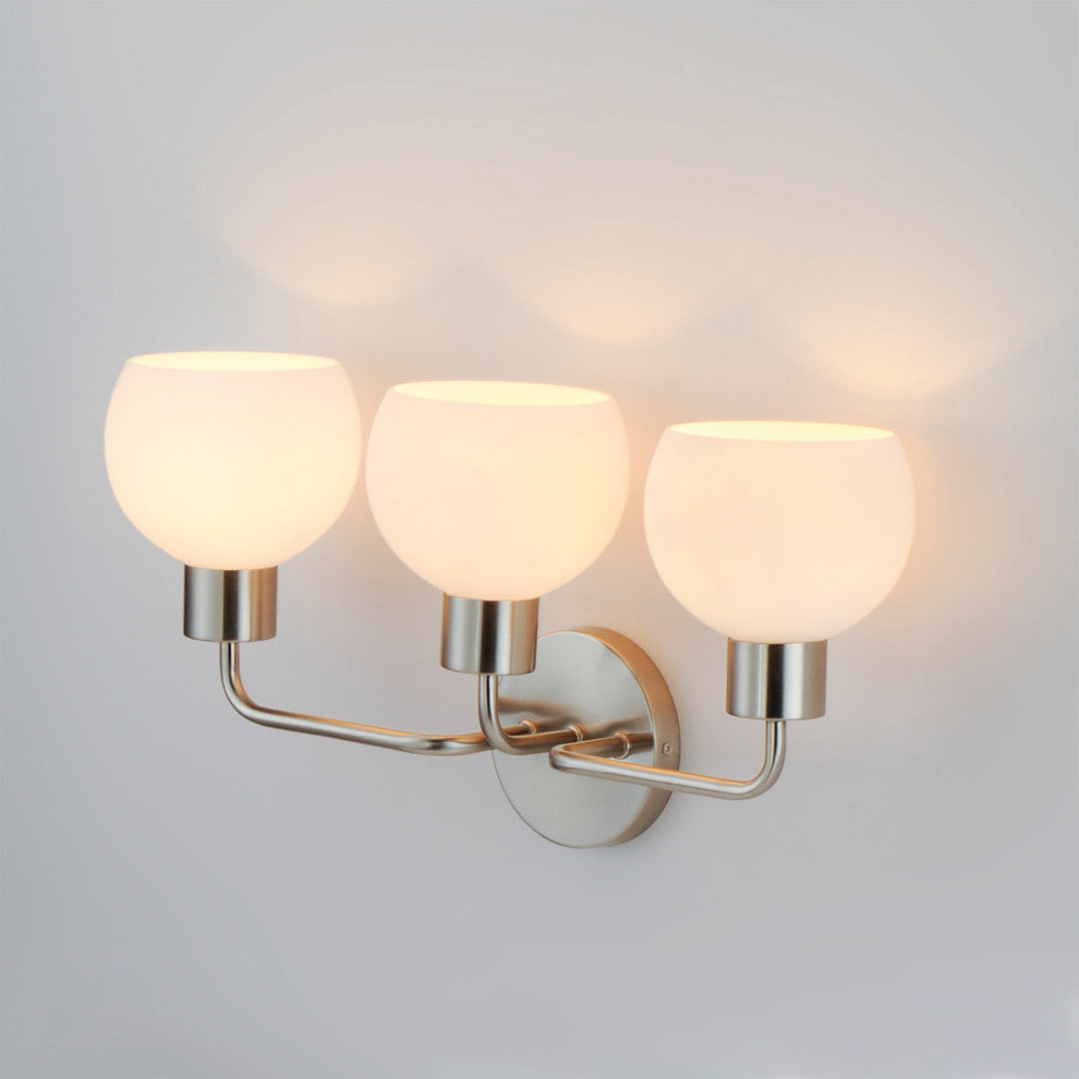 Maxim 11273SW Coraline 3 Light 22"W Bathroom Vanity Light - Black