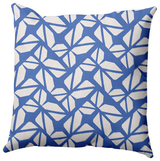 Kaleidoscope Graffiti Pillow, Blue, 26"x26"