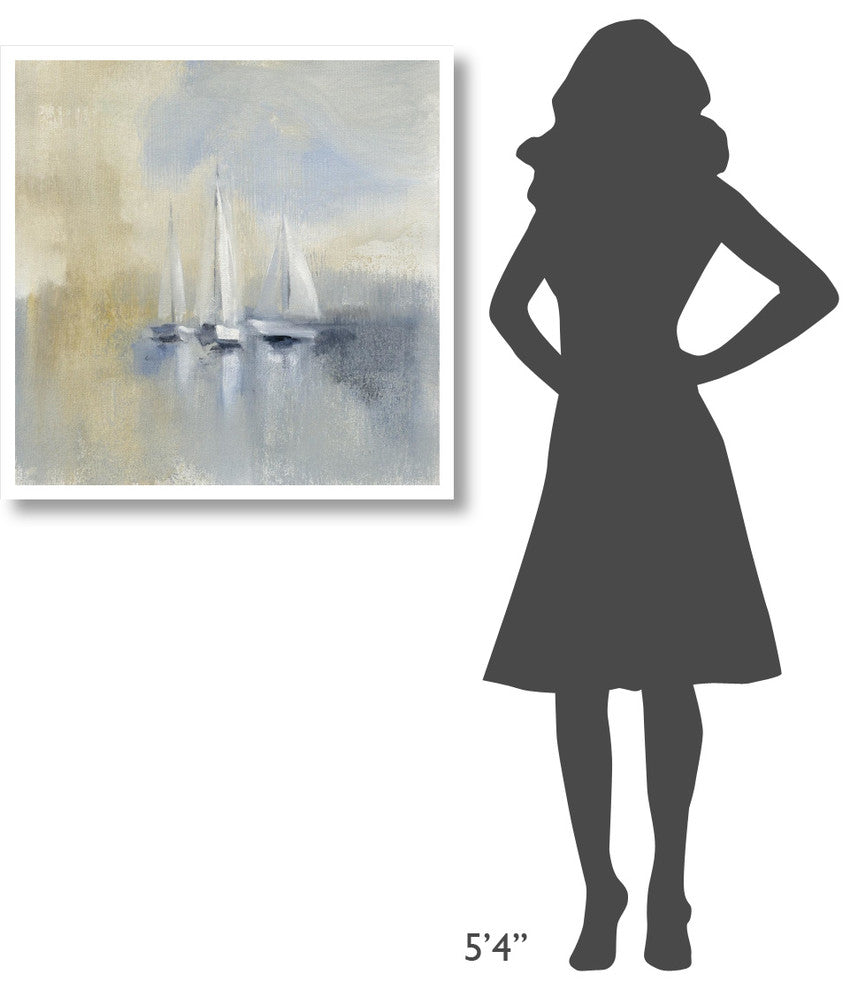 "Morning Sail I" Digital Paper Print by Silvia Vassileva, 32"x32"