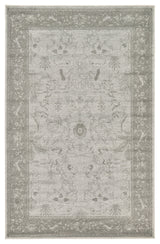 Rug Unique Loom La Jolla Light Gray Rectangular 5' 0 x 8' 0