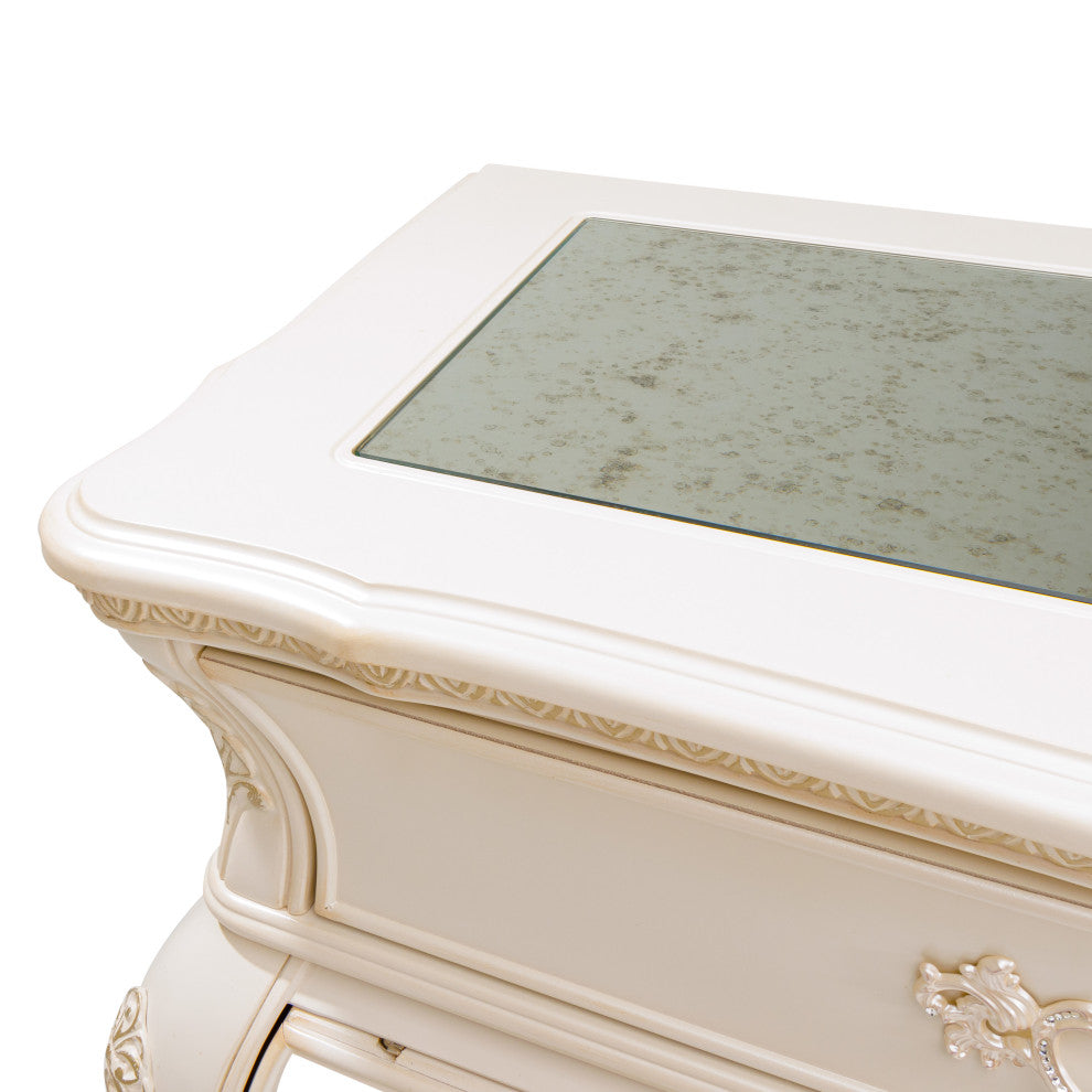 Lavelle Sideboard with Mirror - Classic Pearl