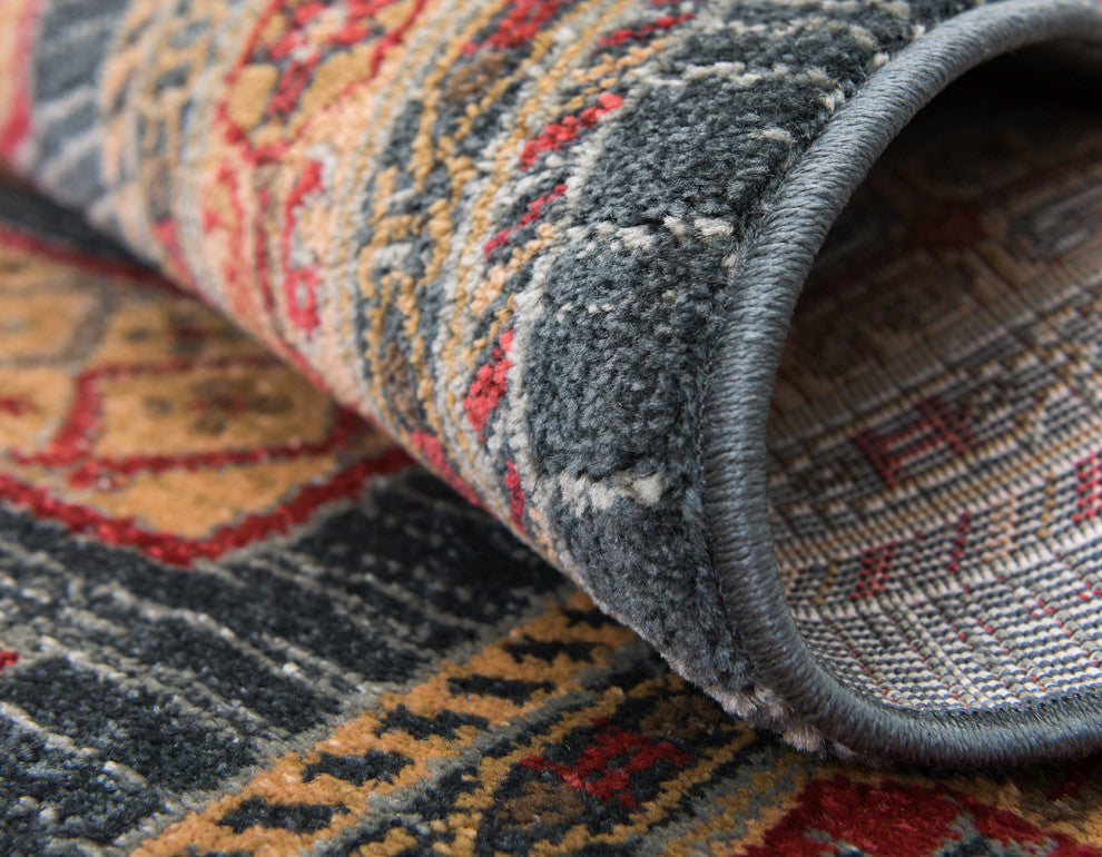 Unique Loom Blue Pasadena Fars 7' 0 x 10' 0 Area Rug