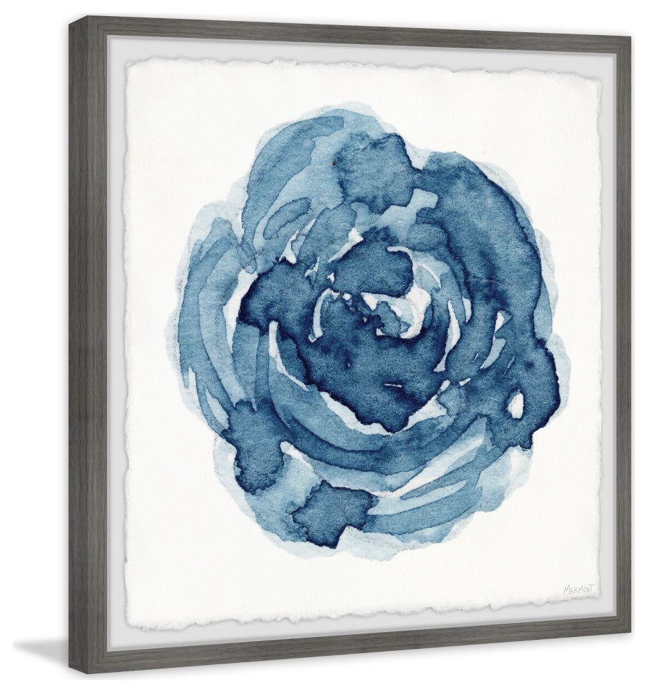 "Spiral Maze" Framed Painting Print, 18x18