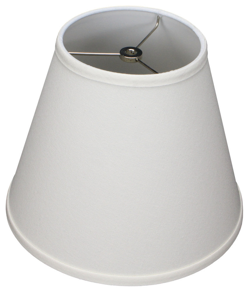 Fenchel Shades, 6"x11"x9" Spider Attachment Empire Lamp Shade, Linen