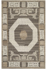 Safavieh Kenya Kny313A Rug, Ivory/Brown, 9'0"x12'0"