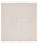 Safavieh Couture Natura Collection NAT852 Rug, Ivory, 8'x8' Square