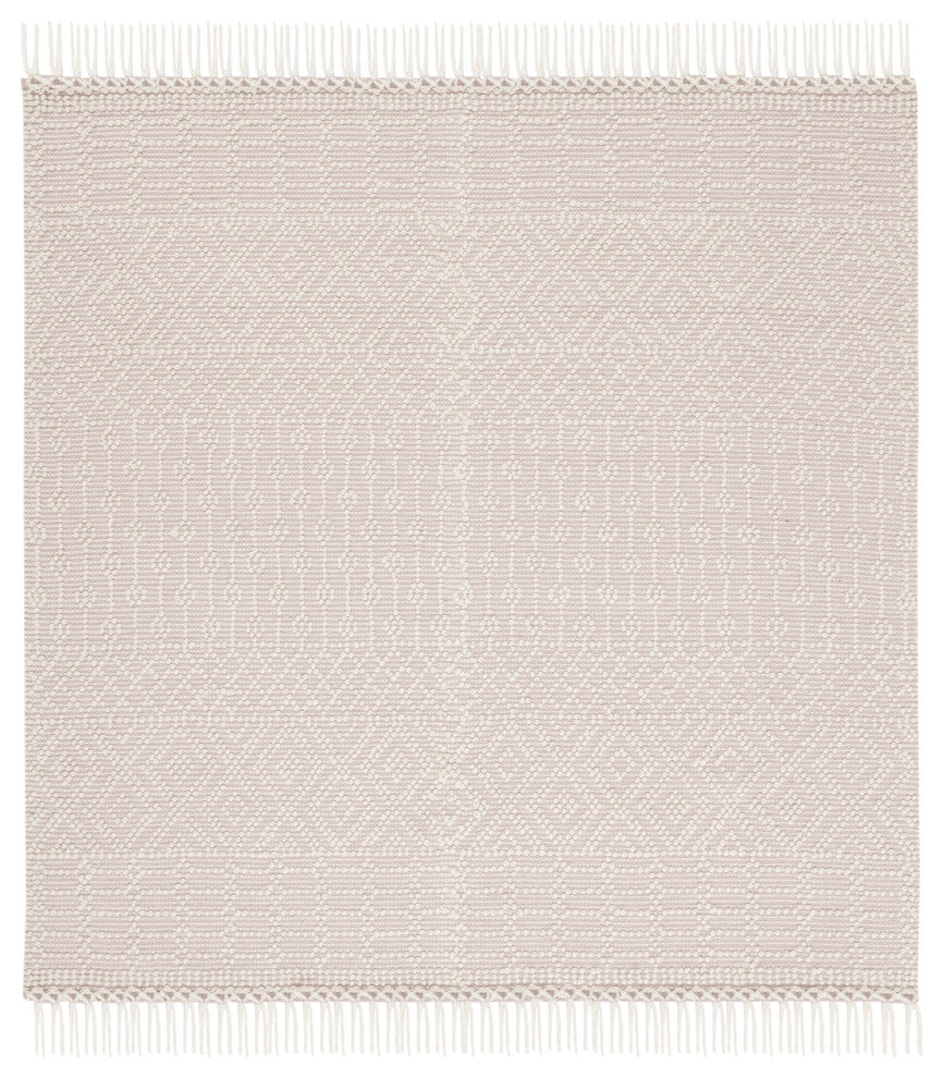 Safavieh Couture Natura Collection NAT852 Rug, Ivory, 8'x8' Square