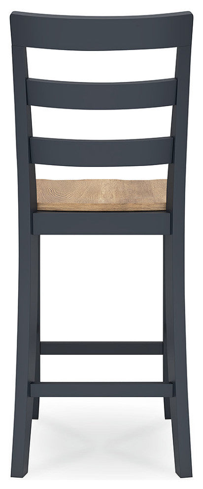 Gesthaven Natural/Blue Counter Height Barstool