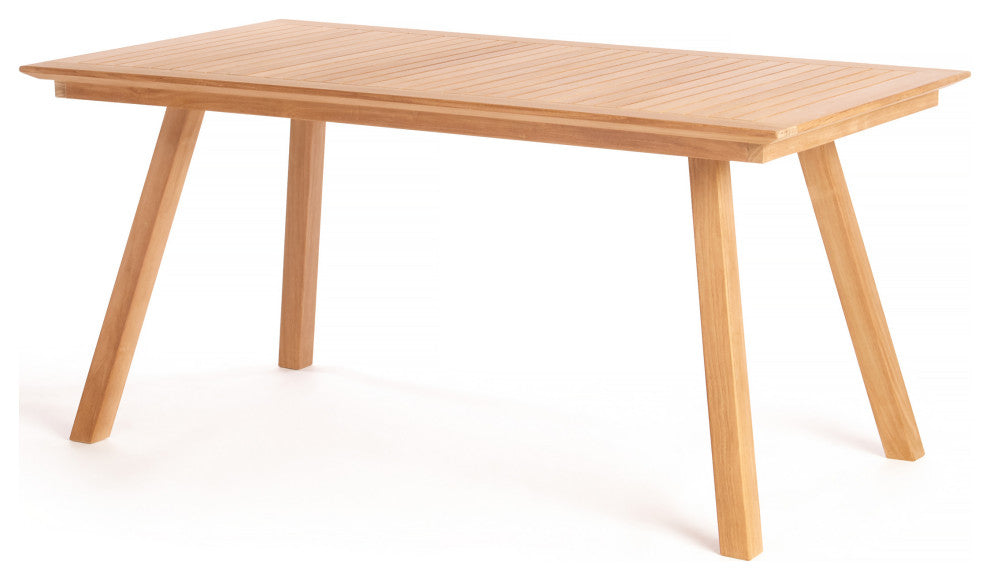 Teak Dining Table Cordele - Rectangular 63 x 36" (160 x 90 cm)