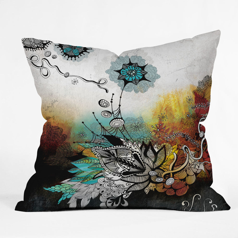 Iveta Abolina Frozen Dreams Outdoor Throw Pillow
