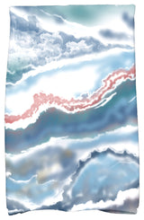 Remolina Geometric Print Kitchen Towel, Blue