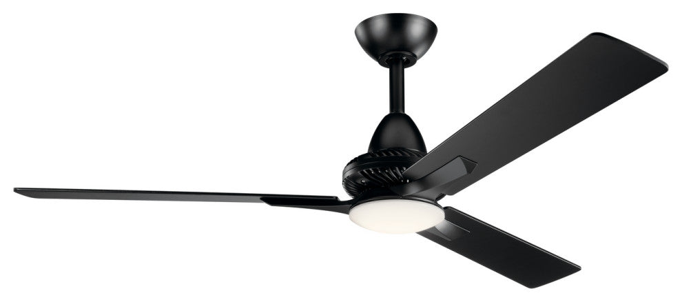 Kichler 300031SBK 52"Ceiling Fan, Satin Black Finish
