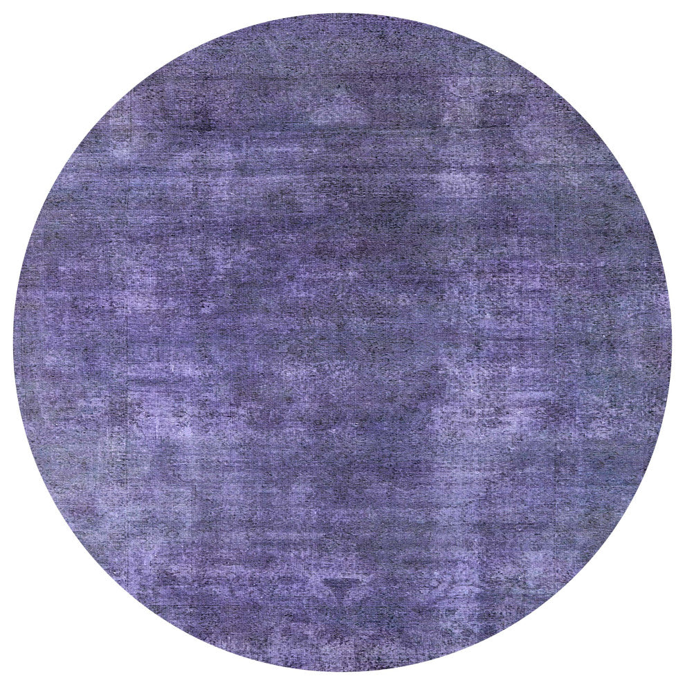 Ahgly Company Indoor Round Mid-Century Modern Area Rugs, 6' Round