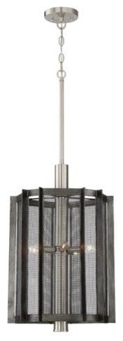 Baxter 5-Light Foyer, Weathered Iron