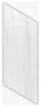Bianco Dolomiti Honed 4x10 Cehvron Left Side Marble Mosaic