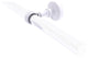 Pacific Grove 2 Arm Guest Towel Holder with Twisted Accents, Matte White