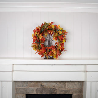 Fireplace Mantle Wreath Hanger, Elegant