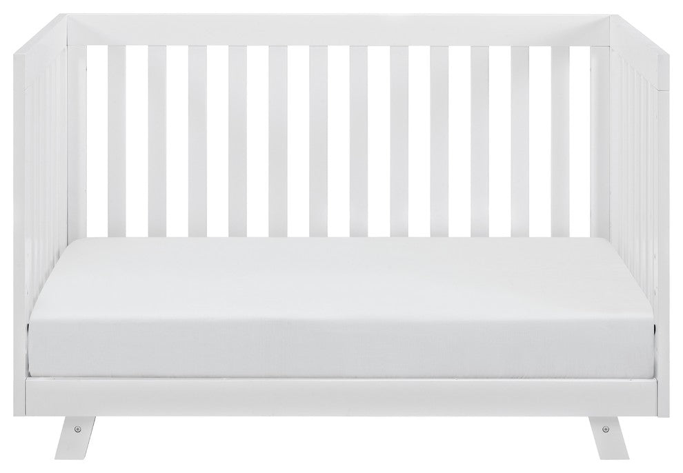 Storkcraft Beckett 3-in-1 Convertible Crib, White, Converts To Toddler