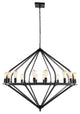 Elegant Lighting Illumina Collection Pendant, Bronze