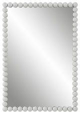 Uttermost 09790 Serna White Vanity Mirror