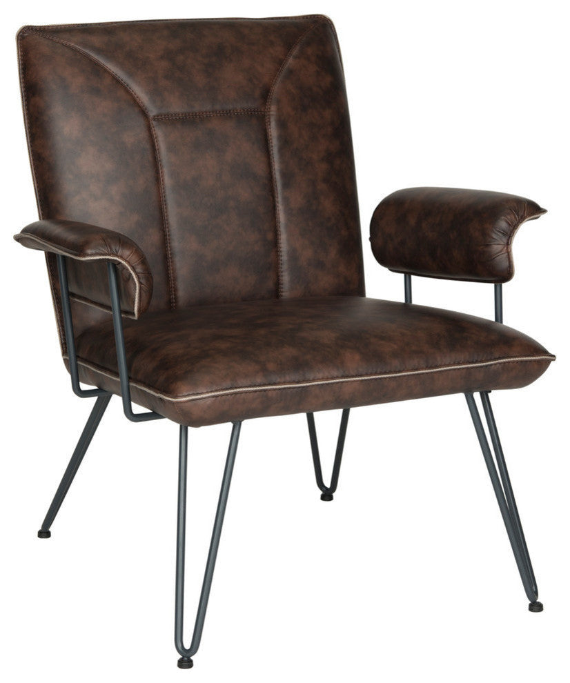 Safavieh Johannes Arm Chair, Antique Brown