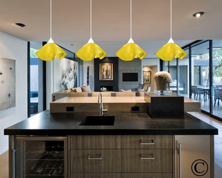 Jezebel Radiance Lily Large Track Light, Canary Yellow